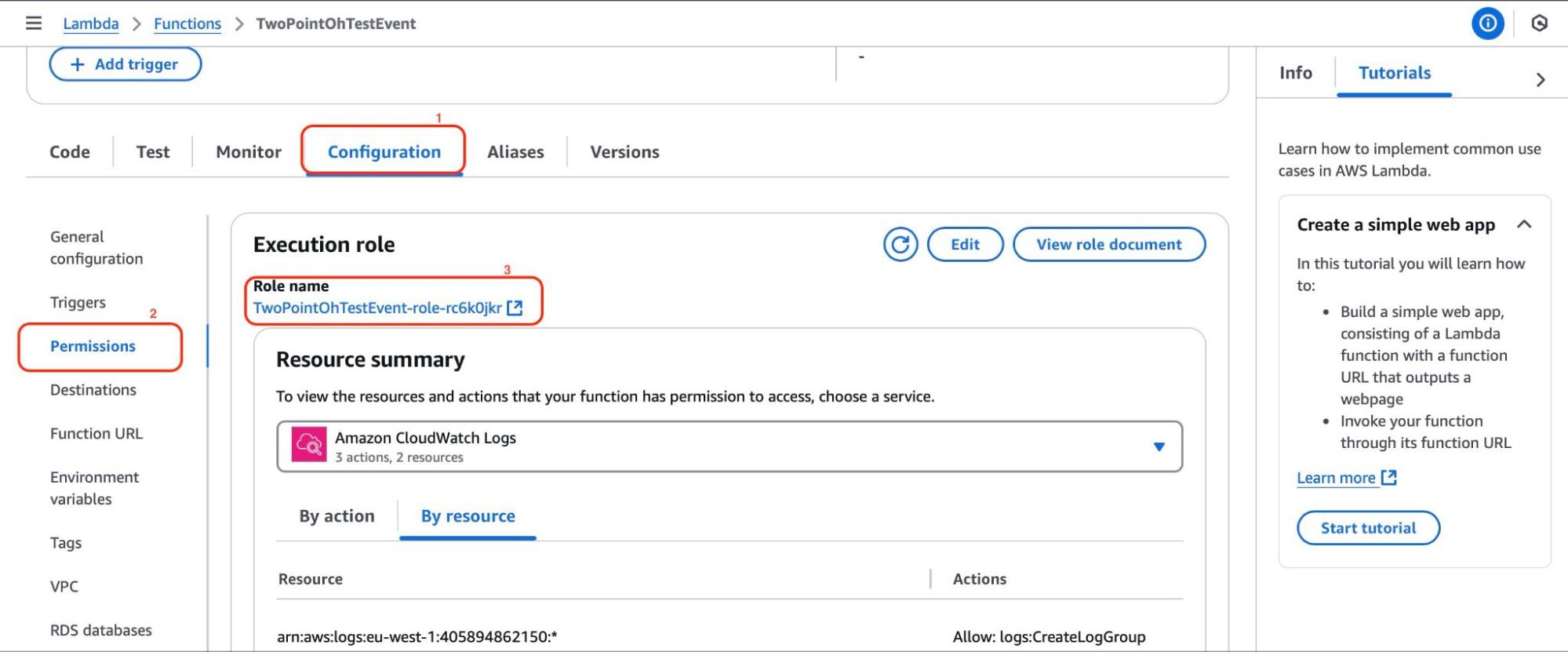 configuration and permissions
